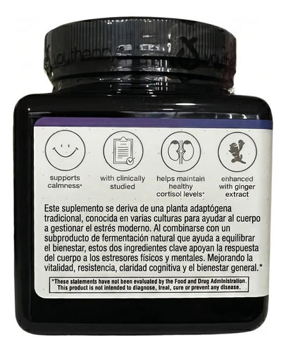 Suplemento 60 Capsulas Relajante Y Antiestres Bienestar Sin Sabor