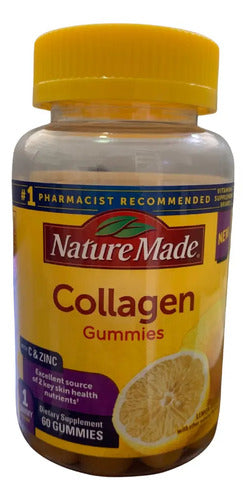 Gomitas De Colágeno Hidrolizado 60 Gummies Sabor Limón Salud Limón