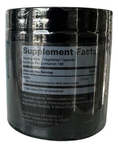 Dhea Suplemento Sin Gluten Equilibrio Hormonal 180 Capsulas Sin Sabor