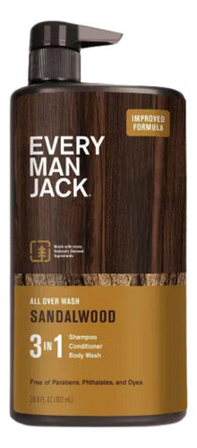 Every Man Jack All Over Wash 3 In 1 Lavado Todo En Uno