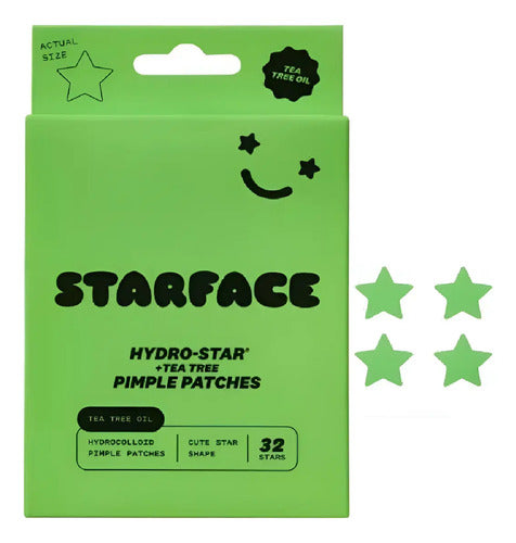 Starface Hydro Satr Tea Tree Pimple Patches Verdes 32parches Todo Tipo De Piel