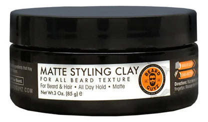 Beard Guyz Matte Styling Clay Bálsamo Para Barba Y Cabello