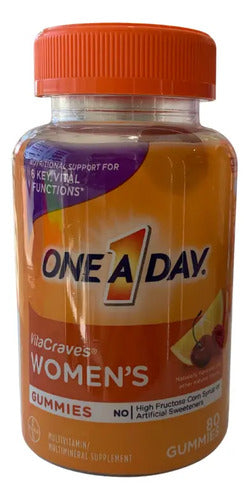 Multivitamínico Mujeres Vitacraves Womens Gummies 80 Frutas