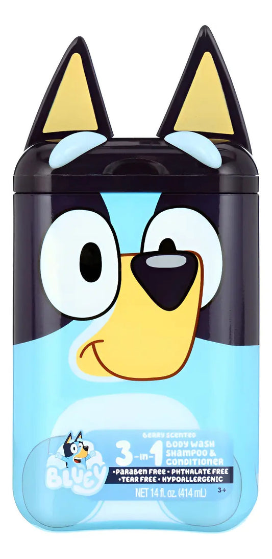 Bluey 3 En 1 Shampoo, Acondicionador Y Body Wash