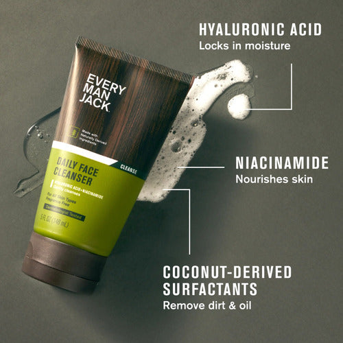 Limpiador Facial Diario Every Man Jack Para Hombres