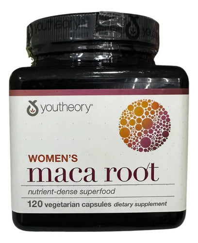 Maca Peruana 1000mg Suplemento Vitaminas Mujer 120 Capsulas Sin Sabor