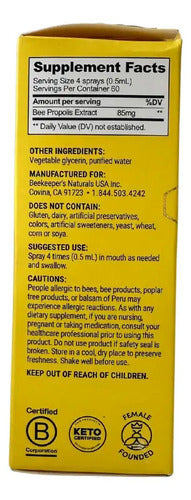 Extracto De Propóleo Puro Natural Alivio De Garganta Sin Sabor