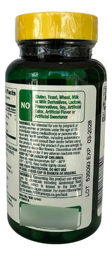 Echinacea Goldenseal 90 Mg Apoyo Inmunológico 75 Cápsulas Sin Sabor