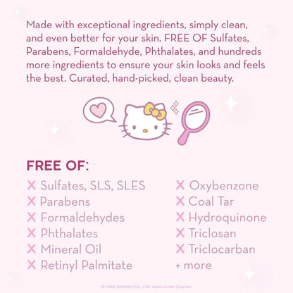 Toner Facial Strawberry Milk The Creme Hello Kitty 200ml Todo Tipo De Piel Día/noche