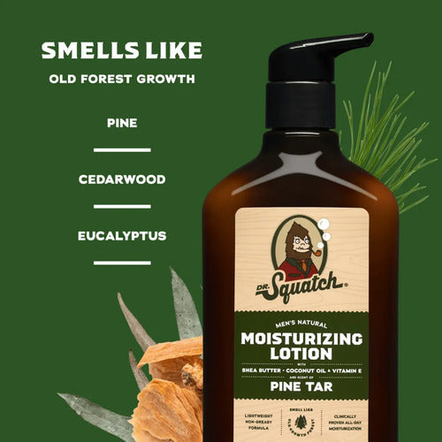 Dr. Squatch Loción Facial Hidratante Pine Tar Normal A Seca Día/noche