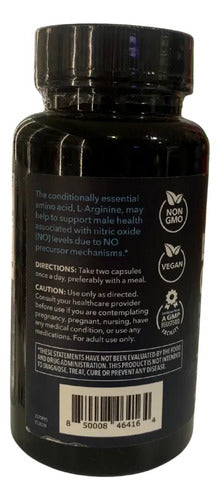 L-arginina L-citrulina 400mg Nitric Oxide 60 Capsulas Sin Sabor