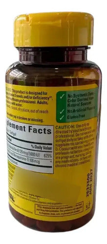 Suplemento Vitaminas K2 + D3 Con 30 Capsulas Blandas Veganas Sin Sabor