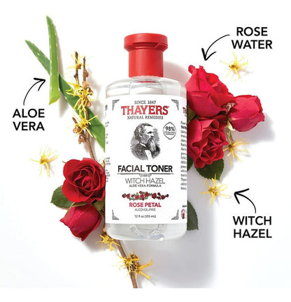Tónico Facial Thayers Witch Hazel Rosa 355 Ml, Hidratante Todo Tipo De Piel