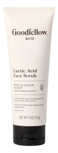 Exfoliante Facial Ácido Láctico Goodfellow&co Menta Y Cedro Normal A Grasa Noche