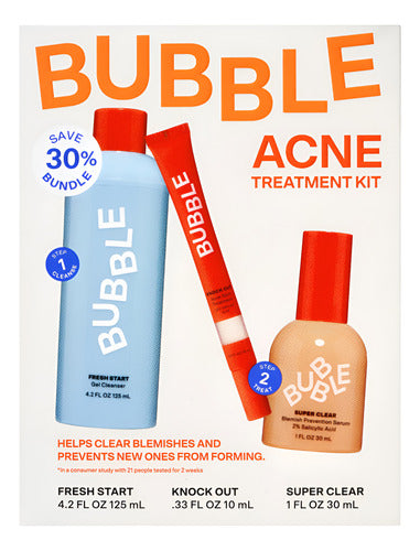 Bubble Acne Treatment Kit Para Acne Acneica Día/noche