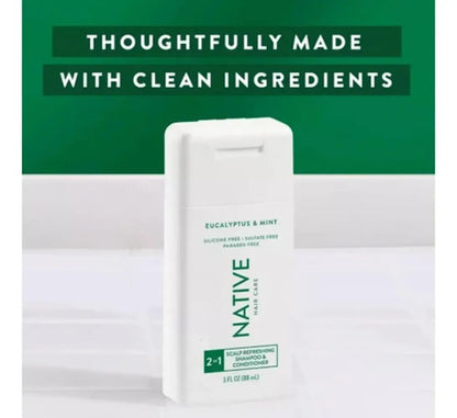 Shampoo Y Acondicionador Native Hair Care Eucalyptus & Mint
