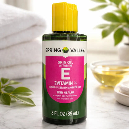 Vitamina E Con Keratina Aceite Hidratante Spring Valley Sin Sabor