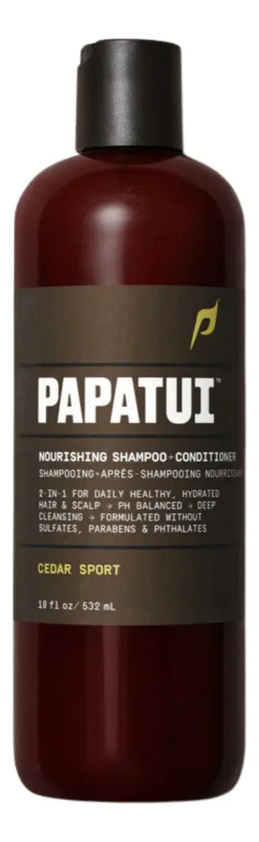 Shampoo + Acondicionador 2 En 1 Para Hombre 532ml Papatui
