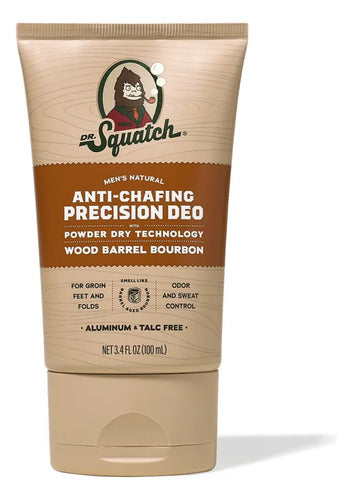 Anti Chafing Precision Deo Wood Barrel Bourbon Dr. Squatch Wood Barrel Bourbon
