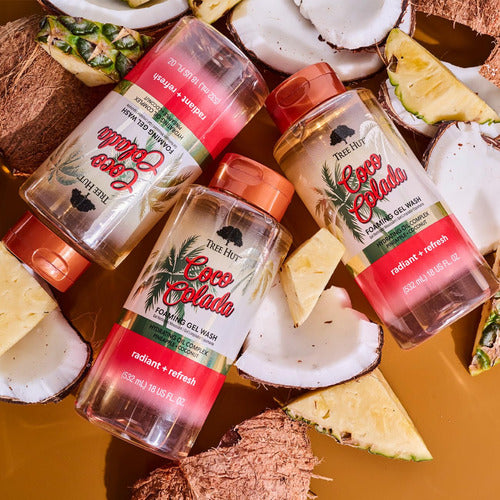 Tree Hut Coco Colada Foaming Gel Wash Jabón De Baño En Gel