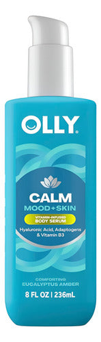 Olly Calm Mood+skin Serum Corporal Acido Hialuronico Eucalyptus Amber