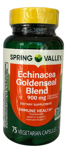 Echinacea Goldenseal 90 Mg Apoyo Inmunológico 75 Cápsulas Sin Sabor