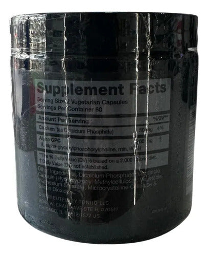 Alpha Gpc 600mg 120 Capsulas Memoria Enfoque Salud Cognitiva Sin Sabor