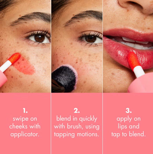 Blush Tint Lips Cheek Orange Crush