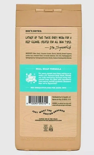 Jabón Líquido Para Hombre Dr. Squatch Coco