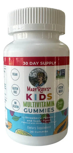 Multivitaminas Crecimiento Niños Vitamina A Y C 30 Gomitas Frutal