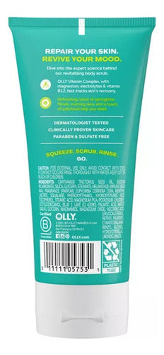 Olly Revive Body Scrub Exfoliante Para Cuerpo Vitamina B12 Refreshing Neroli Dew