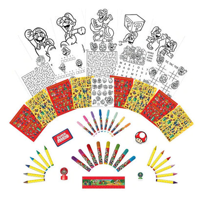 Estuche De Actividades De Lujo Metálico Super Mario Bros