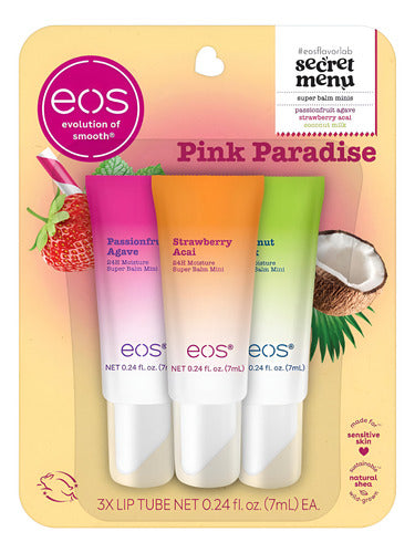 Eos Pink Paradise Mini Lip Tube Blister