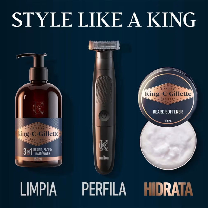Bálsamo Suave Para Barba King C. Gillette Beard Softener
