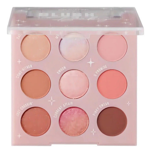Colourpop Paleta Sombras Blush Baby Rosa Brillante 9 Tonos Rosa