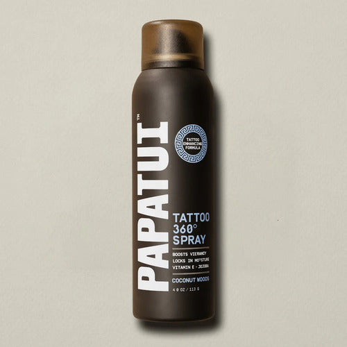Papatui Spray 360° Para Tatuajes Coco Hidratación Proteccion