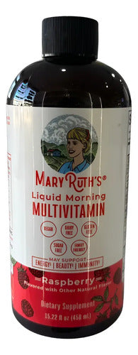 Multivitamínico Líquido Cabello Uñas Piel Frambuesa 450ml Frambuesa