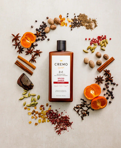 Shampoo Y Acondicionador 2 En 1 Cremo Spiced Amber 473ml