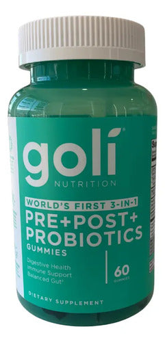 Goli Probioticos Gummies Salud Digestiva 60 Gomitas Frutos Rojos