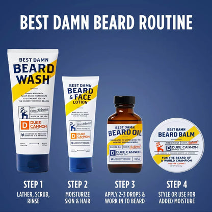 Duke Cannon  Best Damn Beard Oil Travel Size Aceite Para Barba 0.5oz