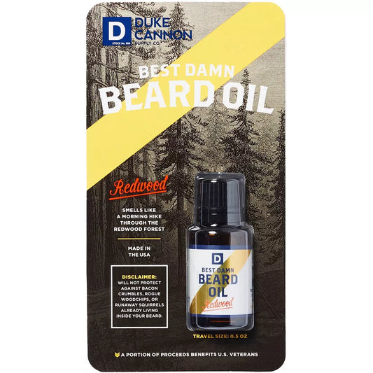 Duke Cannon  Best Damn Beard Oil Travel Size Aceite Para Barba 0.5oz