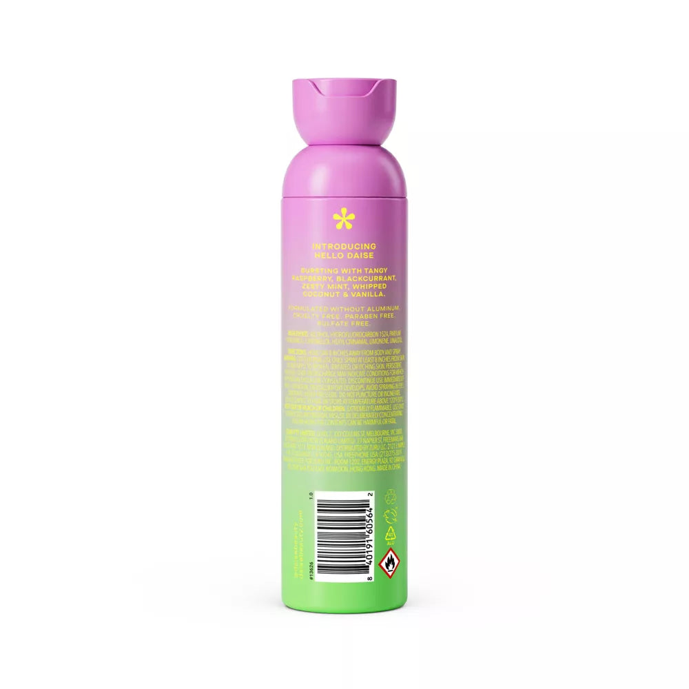 DAISE Full Body Deodorant Spray Spray Desodorante Para Todo El Cuerpo 3.5oz