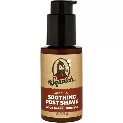 Dr. Squatch Men's Natural Soothing Post Shave Loción Calmante Post Afeitado 2.5oz