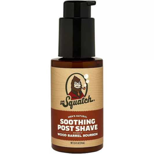 Dr. Squatch Men's Natural Soothing Post Shave Loción Calmante Post Afeitado 2.5oz