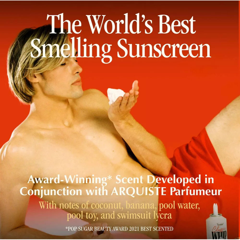 Vacation Classic Sunscreen Whip SPF 30 Bloqueador Solar En Mousse 1.4oz