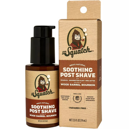 Dr. Squatch Men's Natural Soothing Post Shave Loción Calmante Post Afeitado 2.5oz