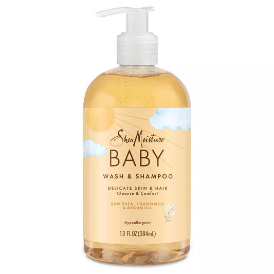 SheaMoisture Baby Wash & Shampoo Body Wash 2 En 1 Para Bebé 13oz