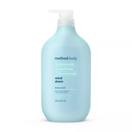 Method Body Wind Down Body Wash Gel De Ducha Relajante 28oz