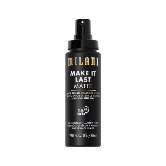 Milani Make It Last Matte Finish Charcoal Setting Spray Fijador