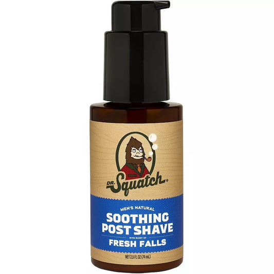 Dr. Squatch Men's Natural Soothing Post Shave Loción Calmante Post Afeitado 2.5oz